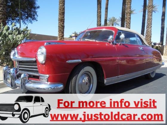 1949 Hudson Super Twin H Power Convertible AC 308