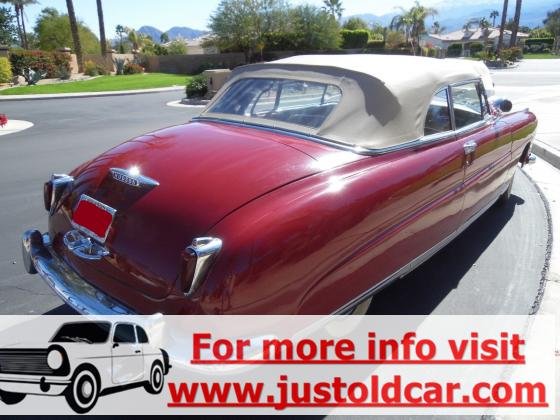 1949 Hudson Super Twin H Power Convertible AC 308