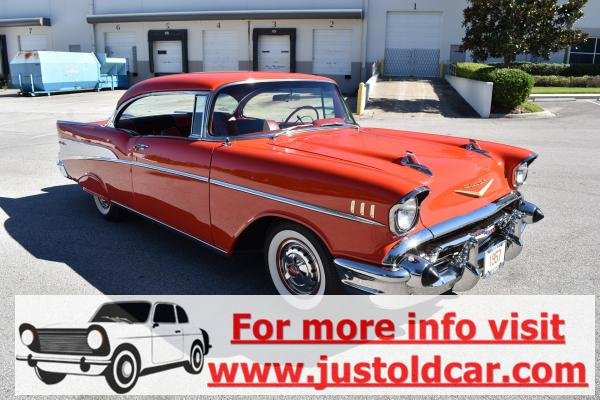 1957 Chevrolet Bel Air Red 283Ci V8 Automatic