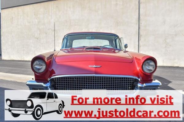 1957 Ford Thunderbird Bright 312ci V8 Metallic Red