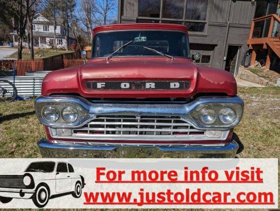 1959 Ford F-100 Pickup Truck Automatic