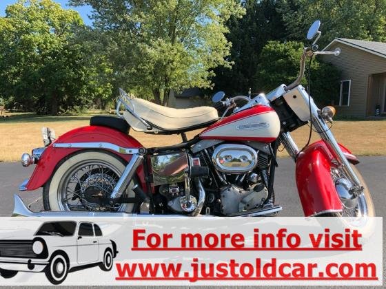 1967 Harley-Davidson FLH Electra Glide Red