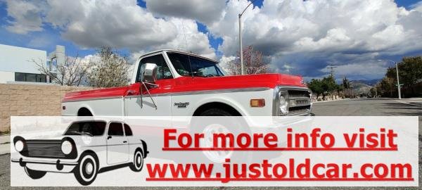 1969 Chevrolet C20 Pick Up Truck 350