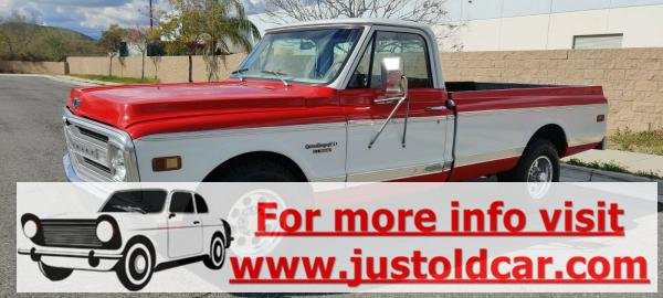 1969 Chevrolet C20 Pick Up Truck 350