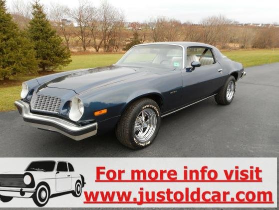 1975 Chevrolet Camaro Sport Coupe Automatic 350 V8