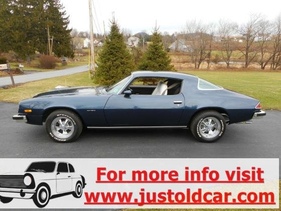 1975 Chevrolet Camaro Sport Coupe Automatic 350 V8