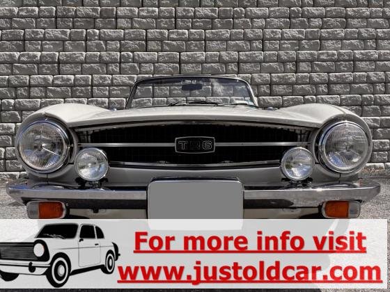 1975 Triumph TR-6 Convertible Full Restored