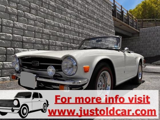 1975 Triumph TR-6 Convertible Full Restored