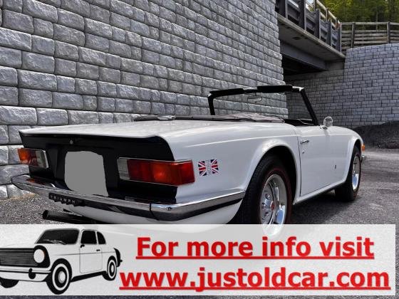 1975 Triumph TR-6 Convertible Full Restored