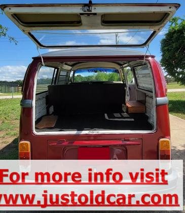 1976 Volkswagen Bus Vanagon Lightened Camper Manual 2.0L