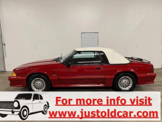 1988 Ford Mustang GT Convertible 5.0 liter stock V8