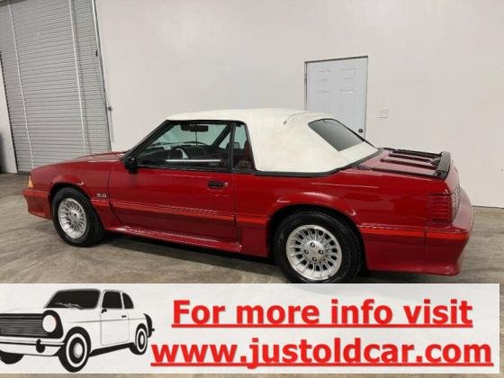 1988 Ford Mustang GT Convertible 5.0 liter stock V8