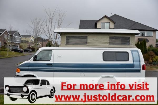 1998 Dodge Sportsmobile 3500 Penthouse Pop Top Class B Camper Van 21FT