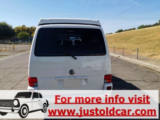 2000 Volkswagen EuroVan Camper Automatic Very Clean