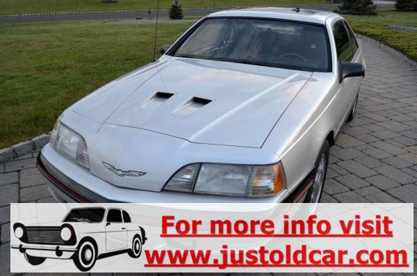 1988 Ford Thunderbird Turbo 2.3L Sunroof