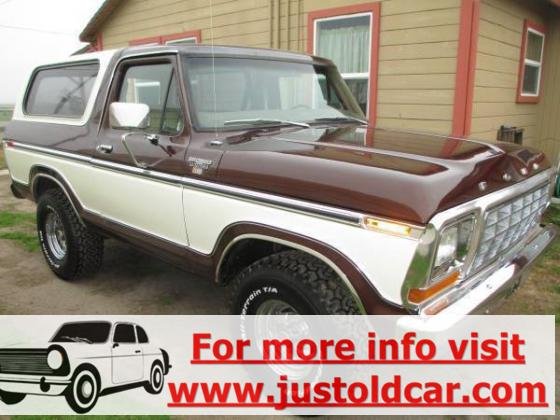 1979 Ford Bronco Ranger 4x4 XLT