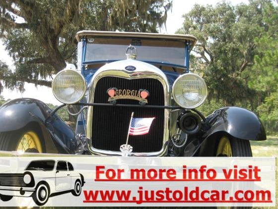 1928 Ford Model A Roadster Rumble Seat