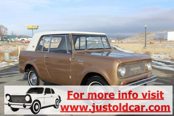 1967 International Harvester Scout Sportop