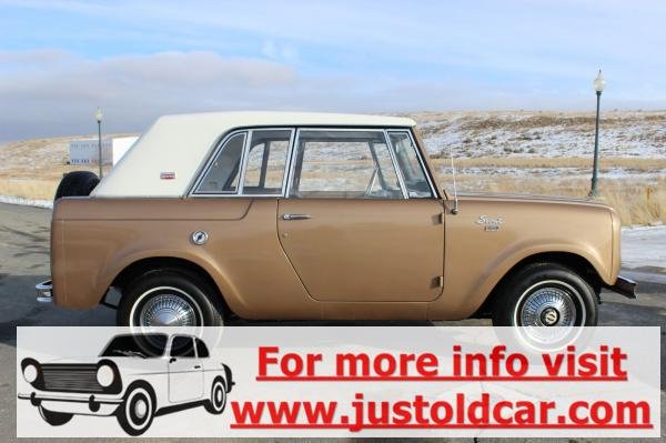 1967 International Harvester Scout Sportop