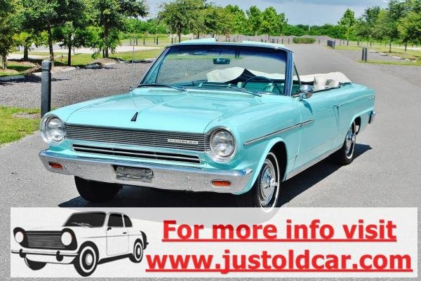 1964 AMC Rambler American 440 Convertible Power Top