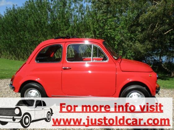 1970 Fiat 500 F Round Odometer Model Restored