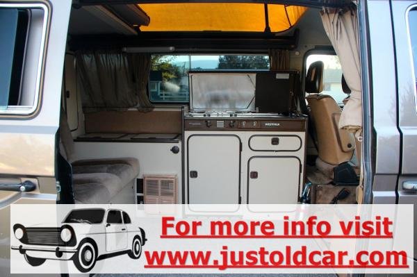 1986 Volkswagen Syncro 4WD Westfalia Camper