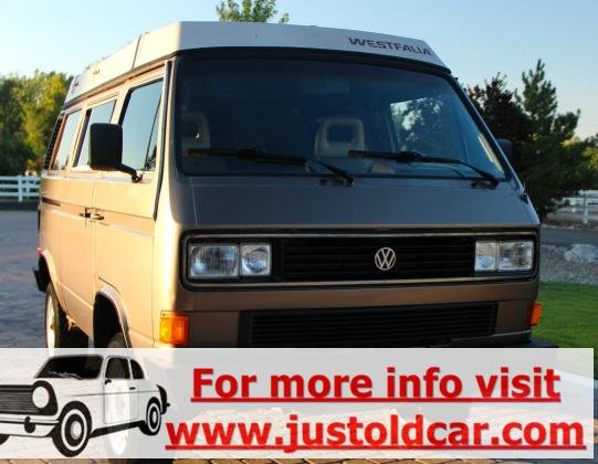 1986 Volkswagen Syncro 4WD Westfalia Camper