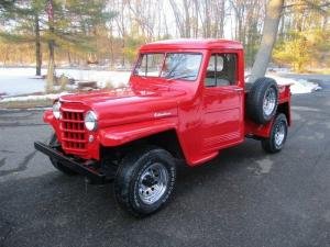 1952 Willys Pick Up Truck Red