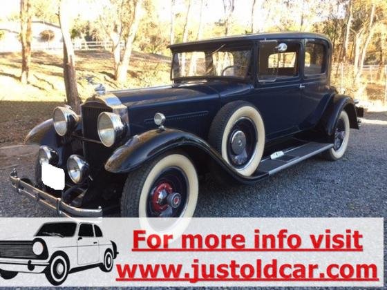 1931 Packard Model 833 5 Passenger Coupe Manual