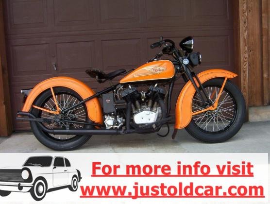 1934 Harley-Davidson VD Older Restoration 1200cc