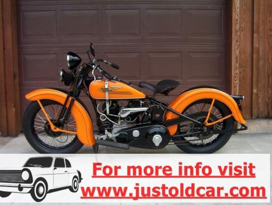 1934 Harley-Davidson VD Older Restoration 1200cc