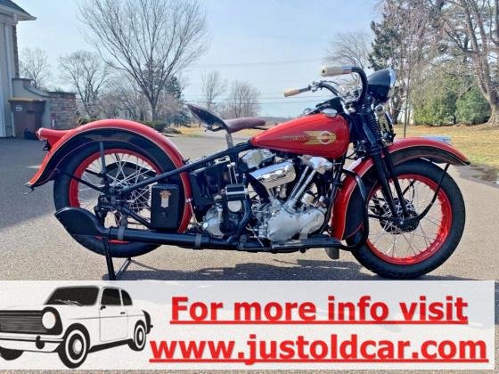 1936 Harley-Davidson KNUCKLEHEAD EL Touring Original Survivor