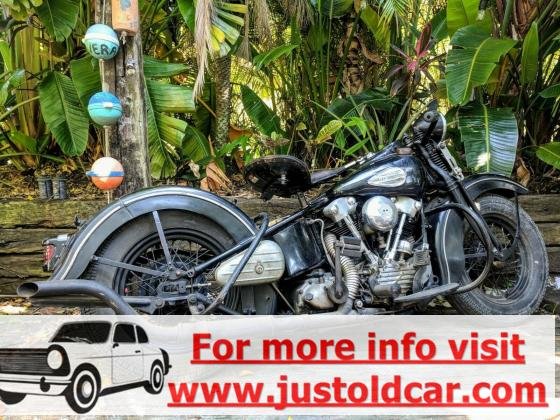 1940 Harley-Davidson EL Knucklehead Original Matching Numbers Black