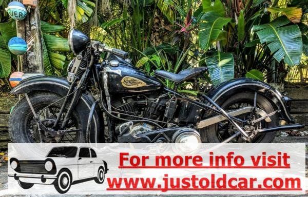 1940 Harley-Davidson EL Knucklehead Original Matching Numbers Black