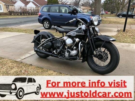 1942 Harley-Davidson EL Knucklehead Low Miles