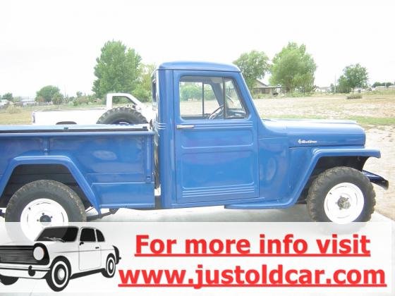 1951 Willys Pickup Blue Manual 4WD