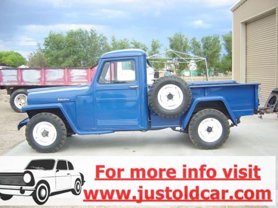 1951 Willys Pickup Blue Manual 4WD