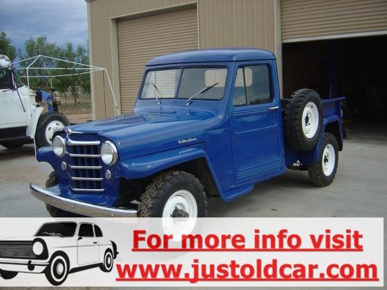 1951 Willys Pickup Blue Manual 4WD