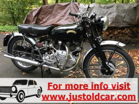 1954 Vincent Rapide Numbers-Matching