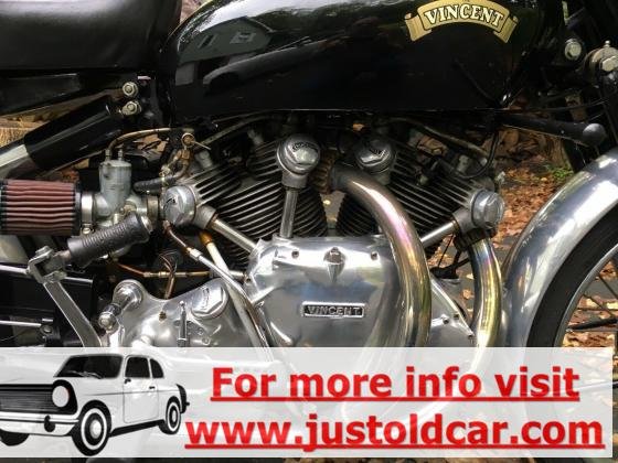 1954 Vincent Rapide Numbers-Matching