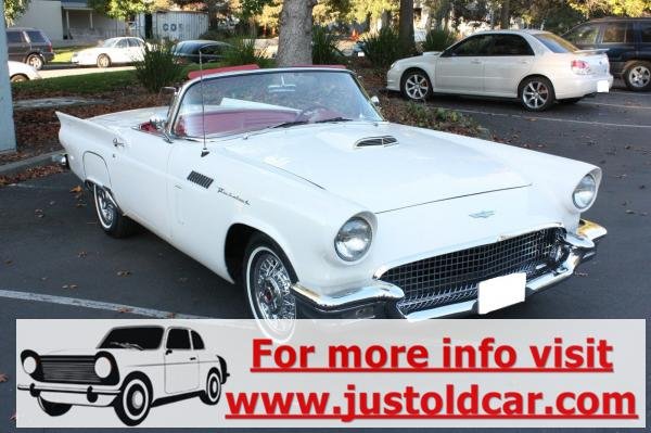 1957 Ford Thunderbird Convertible Solid Car