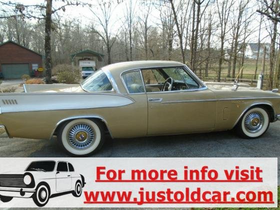 1957 Studebaker Golden Hawk Supercharged 289 Gold