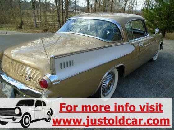 1957 Studebaker Golden Hawk Supercharged 289 Gold