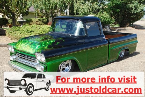 1959 Chevrolet Apache Pickup with Air Ride Suspension