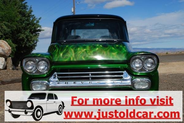 1959 Chevrolet Apache Pickup with Air Ride Suspension