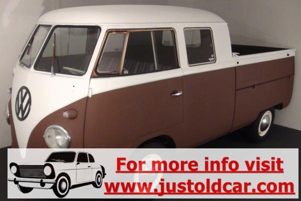 1959 Volkswagen Bus Vanagon Double Cab Original Project Truck