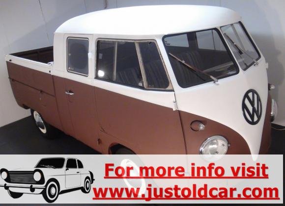 1959 Volkswagen Bus Vanagon Double Cab Original Project Truck