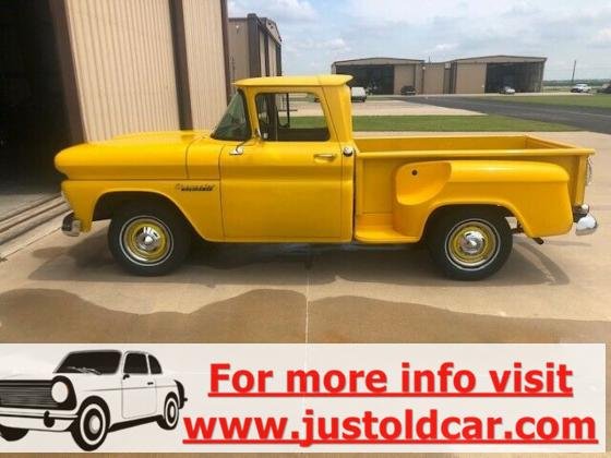 1960 Chevrolet C-10 Apache Pickup Truck Original 235 Manual