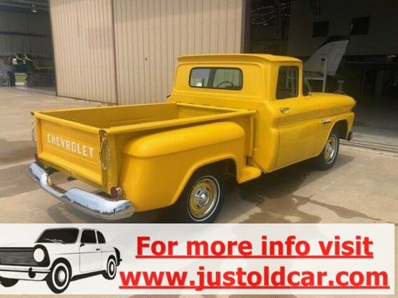 1960 Chevrolet C-10 Apache Pickup Truck Original 235 Manual