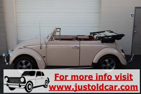 1964 Volkswagen Beetle Classic Convertible 1200 cc